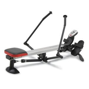 Kompaktiškas irklavimo treniruoklis TOORX ROWER COMPACT kardio, ištvermės ir raumenų stiprinimo treniruotėms