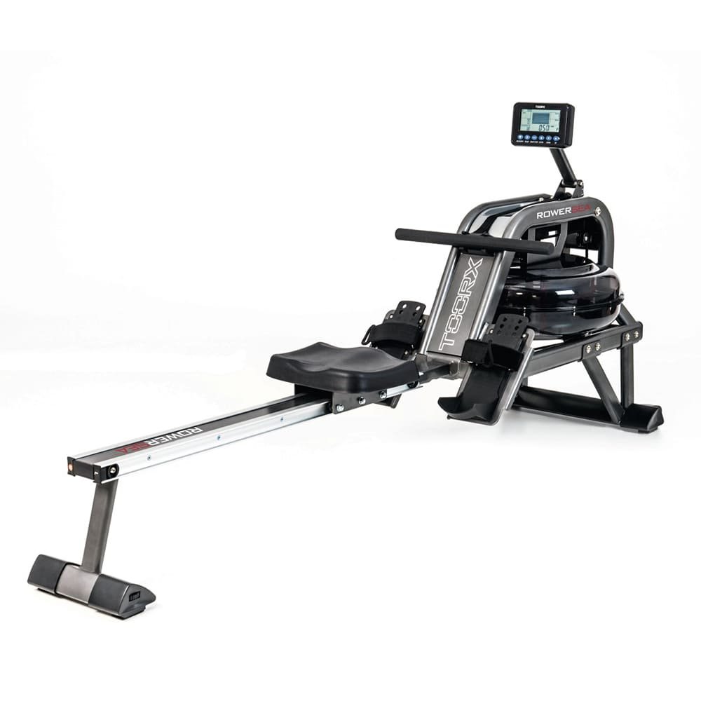 TOORX ROWER SEA irklavimo treniruoklis su vandens pasipriešinimo sistema namų treniruotėms.