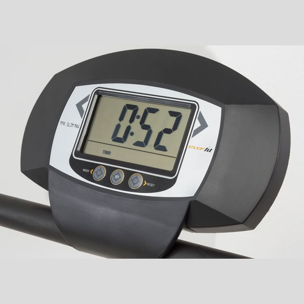 EVERFIT TFK-SLIM-MAG bėgimo takelio LCD ekranas treniruotės duomenims stebėti