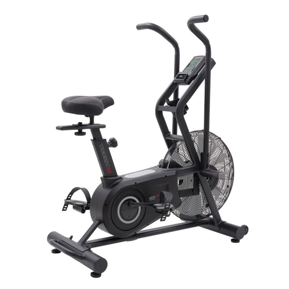 TOORX BRX-AIR 300 air bike treniruoklis su oro pasipriešinimo sistema ištvermės ir HIIT treniruotėms